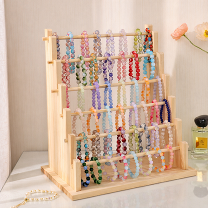 Wooden Jewelry Display Stand
