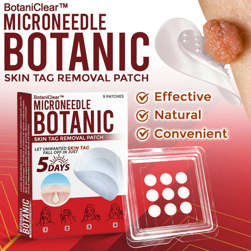 🌿 BotaniClear™ USA-Made MicroNeedle Patch for Skin Tags | Natural Removal in Just 5 Days