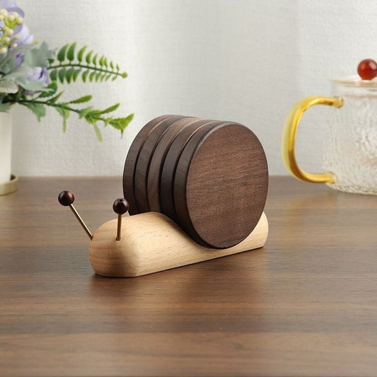 Wooden Coaster Set